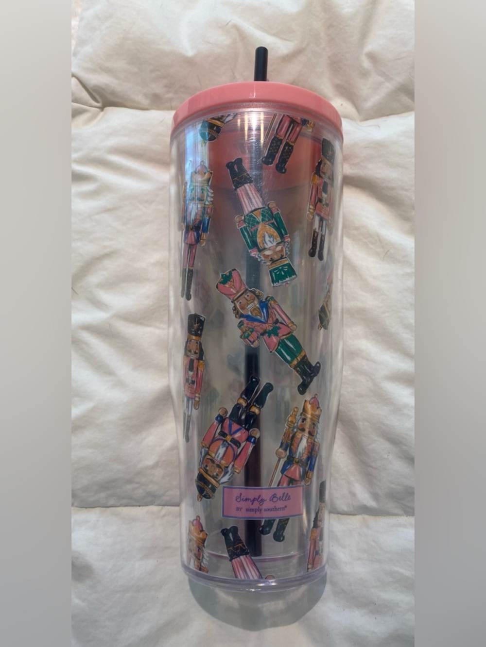 Simply Belle Nutcracker Christmas 24oz Travel Tumbler Cup - Picture 2 of 5